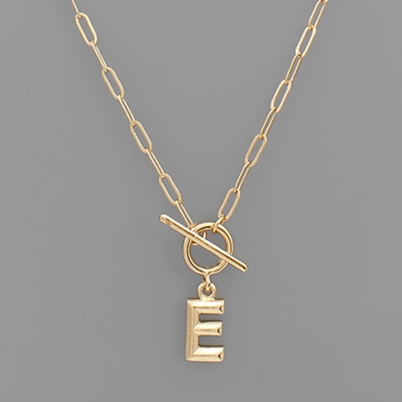 Inital Toggle Necklace - Picture 4 of 16